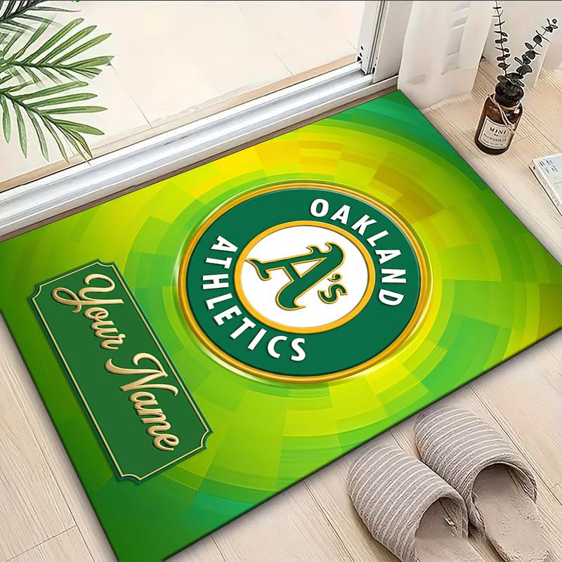 Custom Name Rug Oakland Team Area Rug Suitable for Indoor And Outdoor,Carpets for Homes, Offices,Living Rooms,Home Decor,Christmas Gift