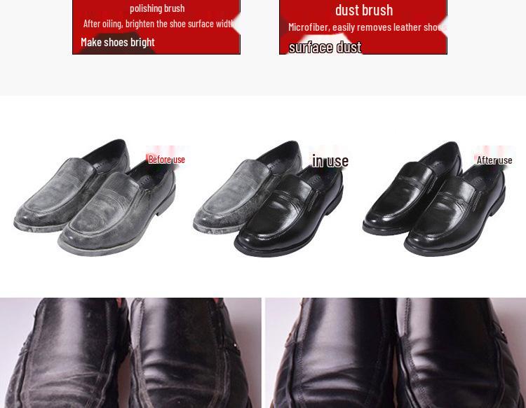 Портативная электрическая щетка для чистки обуви 4-в-1 и набор для ухода за кожей