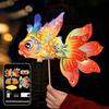 Handmade Mid-Autumn Festival Lanterns with LED Light Goldfish Lantern  Festival Decoration