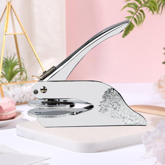 Книжный тиснитель с ручным управлением, штамп для тиснения из нержавеющей стали, инструмент для тиснения бумаги