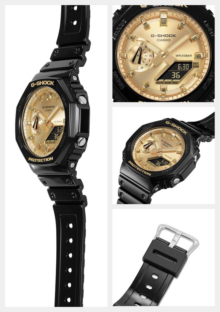 Casio Черные часы G-Shock GA-2100GB-1AJF Мужские