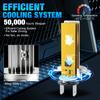 2 шт. 20000 лм Светодиодные лампы для фар H7 16-ядерные CSP для автомобильных фар Автомобильные противотуманные фары Canbus H7 LED Мини Безвентиляторный Автомобильный свет 12 В 6000 К