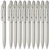 PENTEL Спокойная шариковая ручка на масляной основе, 0,35 мм, серая, упаковка 10 шт. BXA103N-A (10)