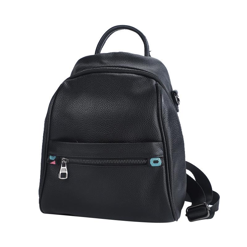 Натуральная кожа Женская мода Модный все в одном женский рюкзак Верхний слой из воловьей кожи Мягкая кожа Большая вместительная сумка