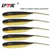 5pcs Fishing Soft Lure Plastic Saltwater Fork Tail Drop Shot Silicone Soft Bait Worm Bass Trout Pike Walleye Weedless