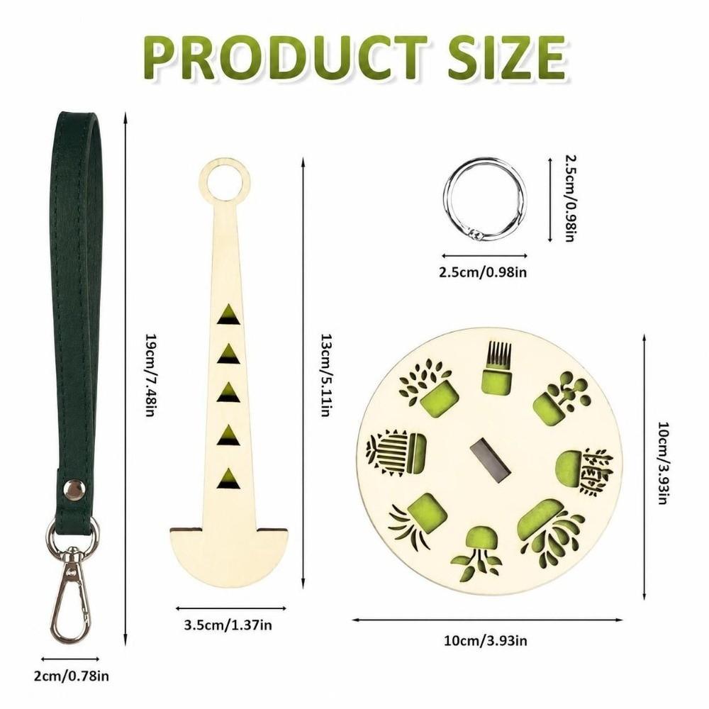 Wrist Strap Portable Yarn Holder Wooden Anti-Tangle Yarn Holder For Sewing Craft