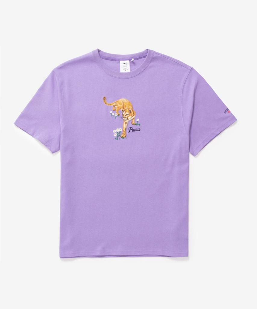 Графическая футболка Puma X Noah - Лавандовый / 626571-29