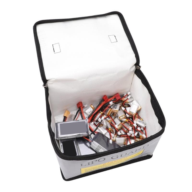 Fireproof Battery Bag Guarding Case Durability for Safe Storage and Transport of Batteries