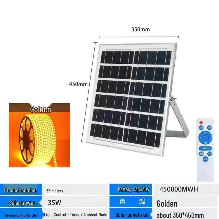 Outdoor Waterproof LED Solar Strip Lights: Super Bright, Soft Lighting for Garden and Courtyard