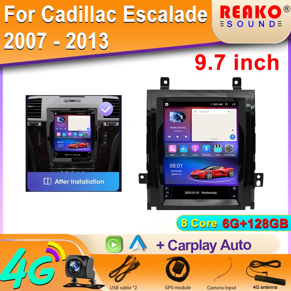 Для Cadillac Escalade 2007 2008 2009 2010 - 2013 Android Car Stereo Radio Multimedia Video Player WIFI GPS Carplay Head Unit