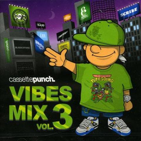 Микс CD КАССЕТНЫЙ УДАР Vibes Mix Том 3 CPVM003 Кассетный Удар 2008 Япония Японская Клубная Танцевальная Музыка