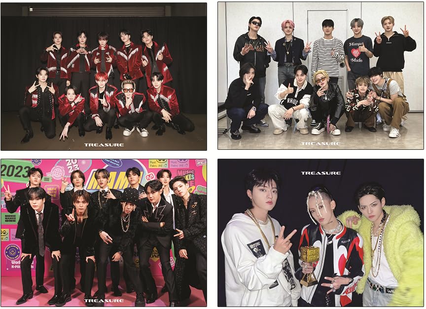 Treasure Goods 12 постеров 1 набор наклеек + (сокровище 2)