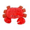 Нюхательный пазл-игрушка для собаки Игрушка-кормушка для медленного кормления для щенков Развитие навыков поиска пищи Мультяшные крабы Фастфуд