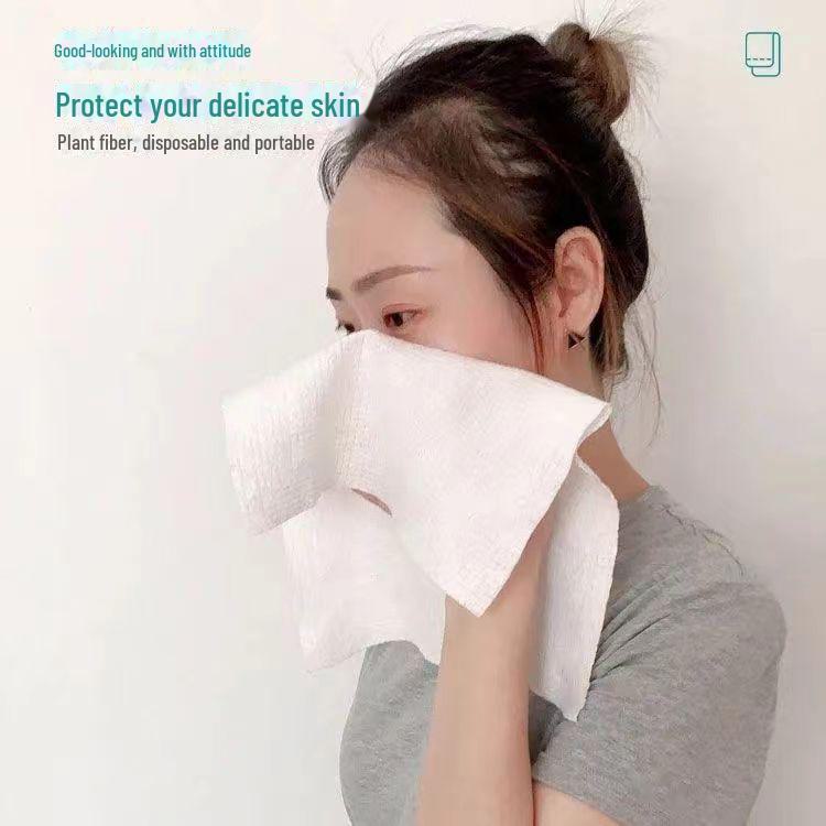 Утолщенное большое одноразовое полотенце из сжатого хлопка для путешествий