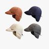 South Korea Fall and Winter Warm Ski Ear Protection Windproof Lei Feng Cap Men and Women Outdoor Pilots Cold Cycling Duck Tongue Cap Sub