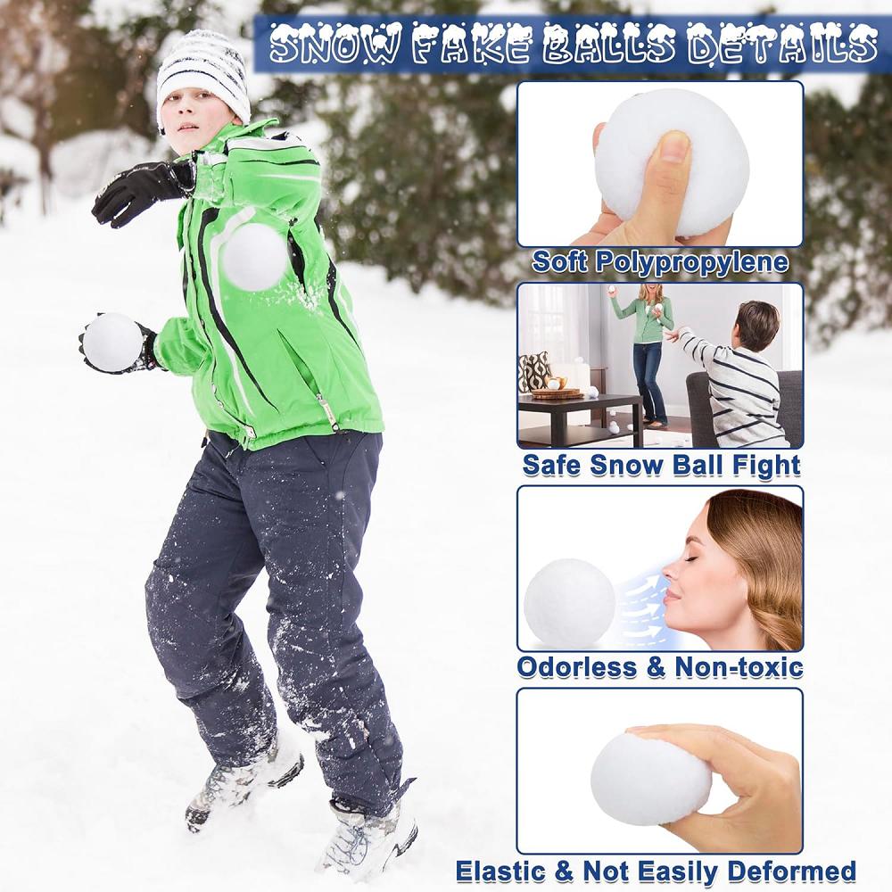 Снежные шары для игрушек детей в помещении, искусственные снежные шары для боя, детские игрушки, набор снежных шаров для боя в помещении, мягкие снежные шары для вечеринок, товары для родителей и детей
