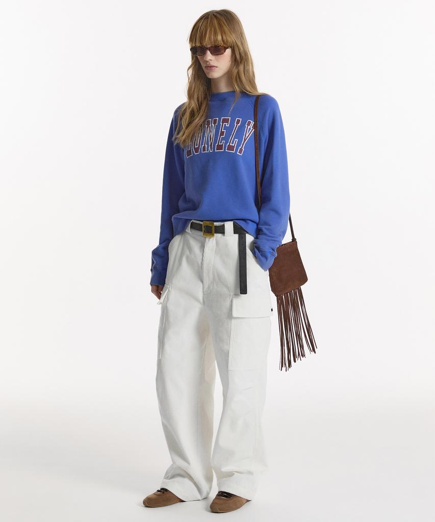 NOHANT Corduroy Cargo Pants White