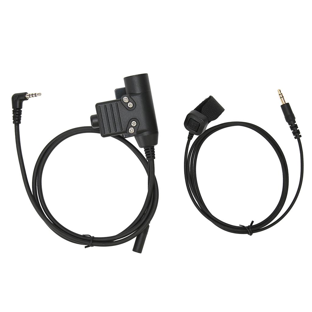 Адаптер PTT с кабелем 90 см, разъем для портативной гарнитуры Push to Talk для радиостанции Xiaomi 2 Way