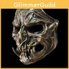 Silver And Copper Predator Resin Mask Role Play Prop For Activity Halloween