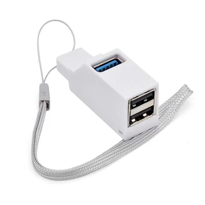 3-портовый USB-концентратор-адаптер-удлинитель для ПК, ноутбука, мобильного телефона, USB-разветвитель, 3-стороннее зарядное устройство, дисковая док-станция для мыши ZPG