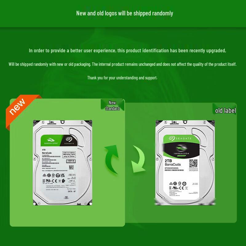 Seagate BarraCuda 6TB 3.5-inch Desktop Hard Drive