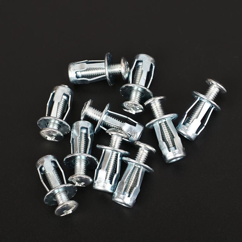 10 Sets M4/M5/M6 Jack Nuts Car Metal Screw Petal Nuts For Hollow Wall Iron Skin