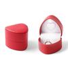 Elegant LED Light Jewelry Storage Box Heart Shape Jewelry Display Container Accessory Display Holder for Rings Bracelet