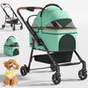 JZOOOZ Separate Dog Cart with 4 Rotating Front and Rear Foldable and Removable Light Easy To Suitable for Multiple Great for Nursing and Wheels, 360°