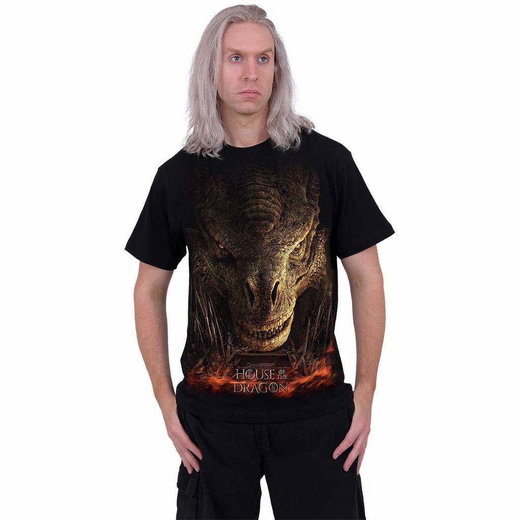 Spiral Direct Unisex Adult Dragon Throne House Of The Dragon T-Shirt