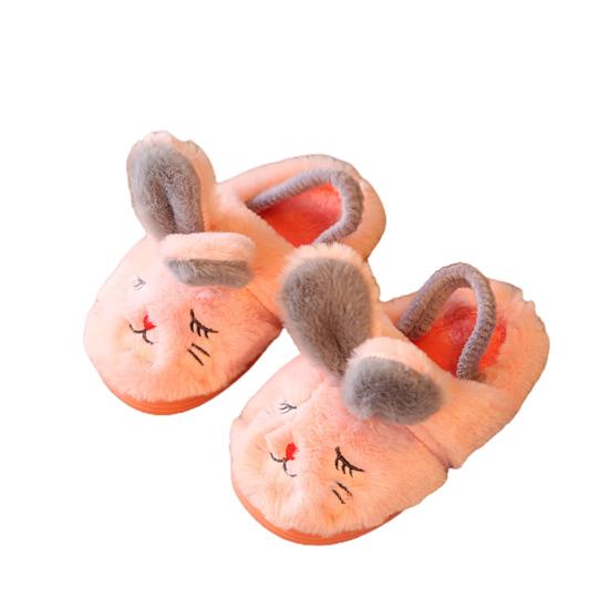 DYS Детские мягкие нескользящие тапочки с рисунком птицы, пингвина, кораллового бархата, домашняя теплая обувь