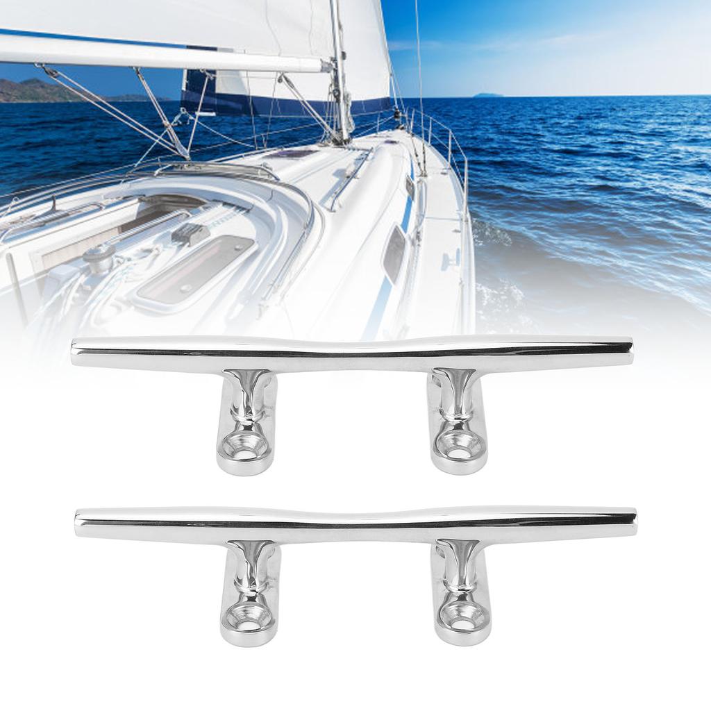 2 шт. 6-дюймовая швартовочная утка для лодки из нержавеющей стали 316, высокополированная морская швартовочная утка для скоростного катера Yac