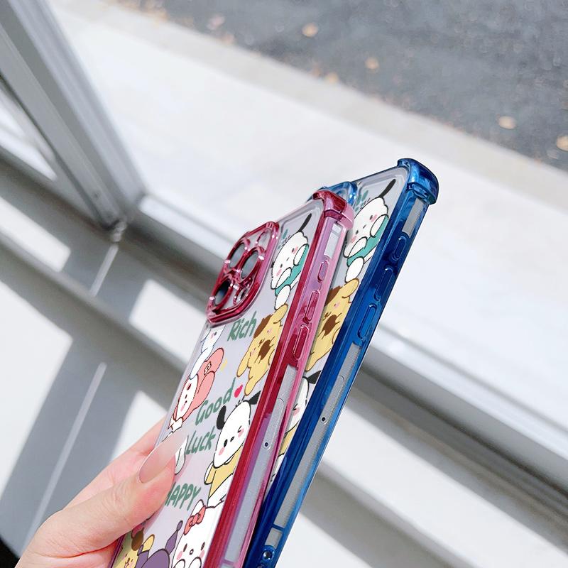 Счастливый чехол Sanrio Kuromi Hello Kitty Melody для Samsung Galaxy S26 Ultra 5G S25 FE S24 S23 S22 Ultra Plus A57 5G Чехол Pochacco