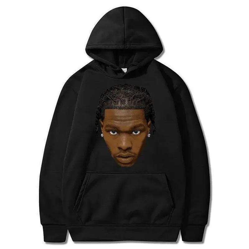 Хип-Хоп Рэпер Lil Baby Графические Худи Мужские Женские Винтажные Харадзюку С Длинным Рукавом Уличная Одежда Высокое Качество Свободные Крутые Пуловеры Мужские