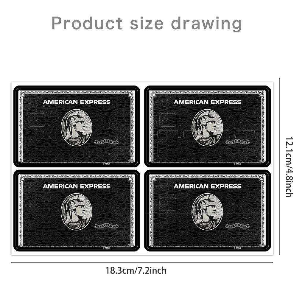 4 шт. наклейка на кредитную карту, наклейка на дебетовую карту для транспортировки, дебетовая, кредитная, тонкая, водонепроницаемая, съемная наклейка на кредитную карту Trump