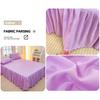 Yousheng Ruffled Bed Skirt King Size Bed Skirt with Platform Queen Size Wrinkle-Free Fade Resistant Bed Skirt for Bedroom Hotel Women Men