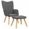 VidaXL Relaxation Chair and Stool Armchair with Footrest Living Room Chair Home Interior 327931