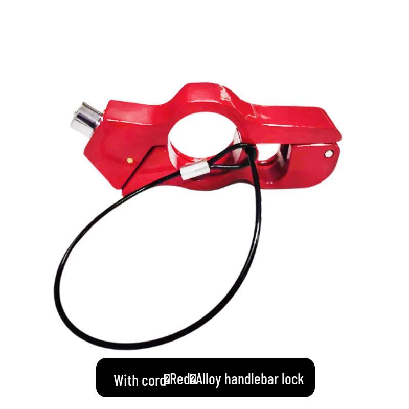 Распродажа Электрическое транспортное средство Противоугонный замок на руль и дроссельную ручку с сигналом и защитой тормоза из мотоциклетного сплава