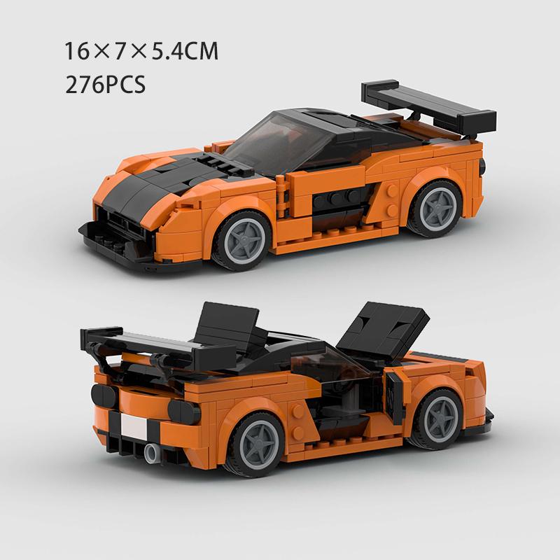 Moc City Speed Car Rally Sport Vehicle Racer ae86 M8 Модель Строительные блоки R34 Гоночный Супер Техника Кирпич Рождественский подарок