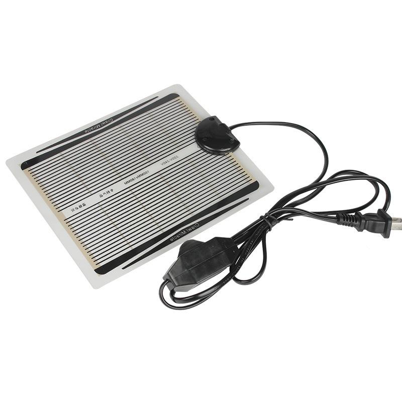 Коврик с подогревом для рептилий с регулируемой температурой для аквариума, домашних животных, ежей, черепах, гекконов, пауков