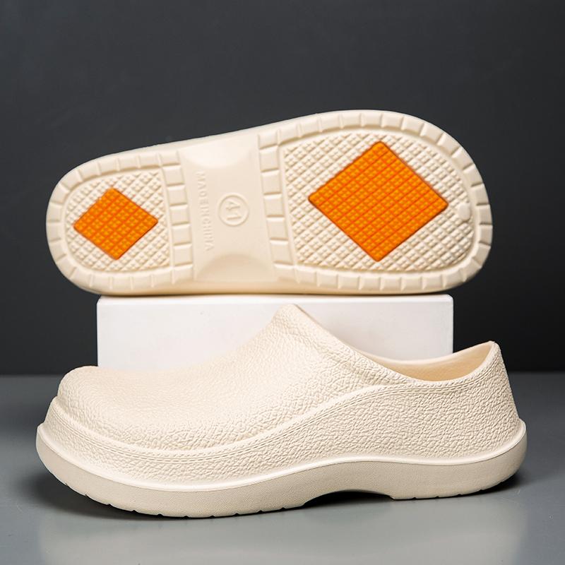 Мужская рабочая обувь для повара, водонепроницаемые маслостойкие кухонные рабочие ботинки для повара, нескользящие непромокаемые ботильоны, мужская защитная обувь для отеля, ресторана