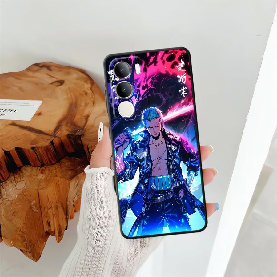 Чехол для телефона для Vivo Y52S Y93 Y71 Y91 Y75 Y81 Y50 Y95 Y51S Y78 V27 V21E V23 V25 V30 V29 Y53S Крутой Аниме Зоро