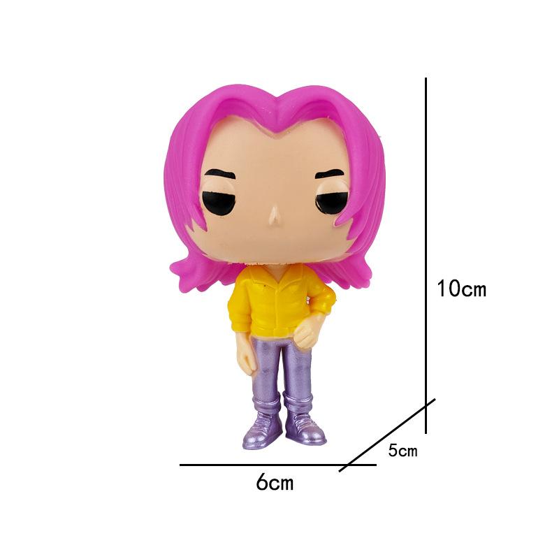 10 шт. Kpop Фигурка Охотников на демонов ПВХ Модель Аниме Фигурка Коллекция Статуэтка Украшение для стола Куклы Детские игрушки Подарки на Хэллоуин