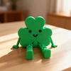Кукла-Украшение Многосуставная Подвижная Конструкция Кукла-Фигурка в Форме Клевера Позабельная Счастливый Настольный Декор