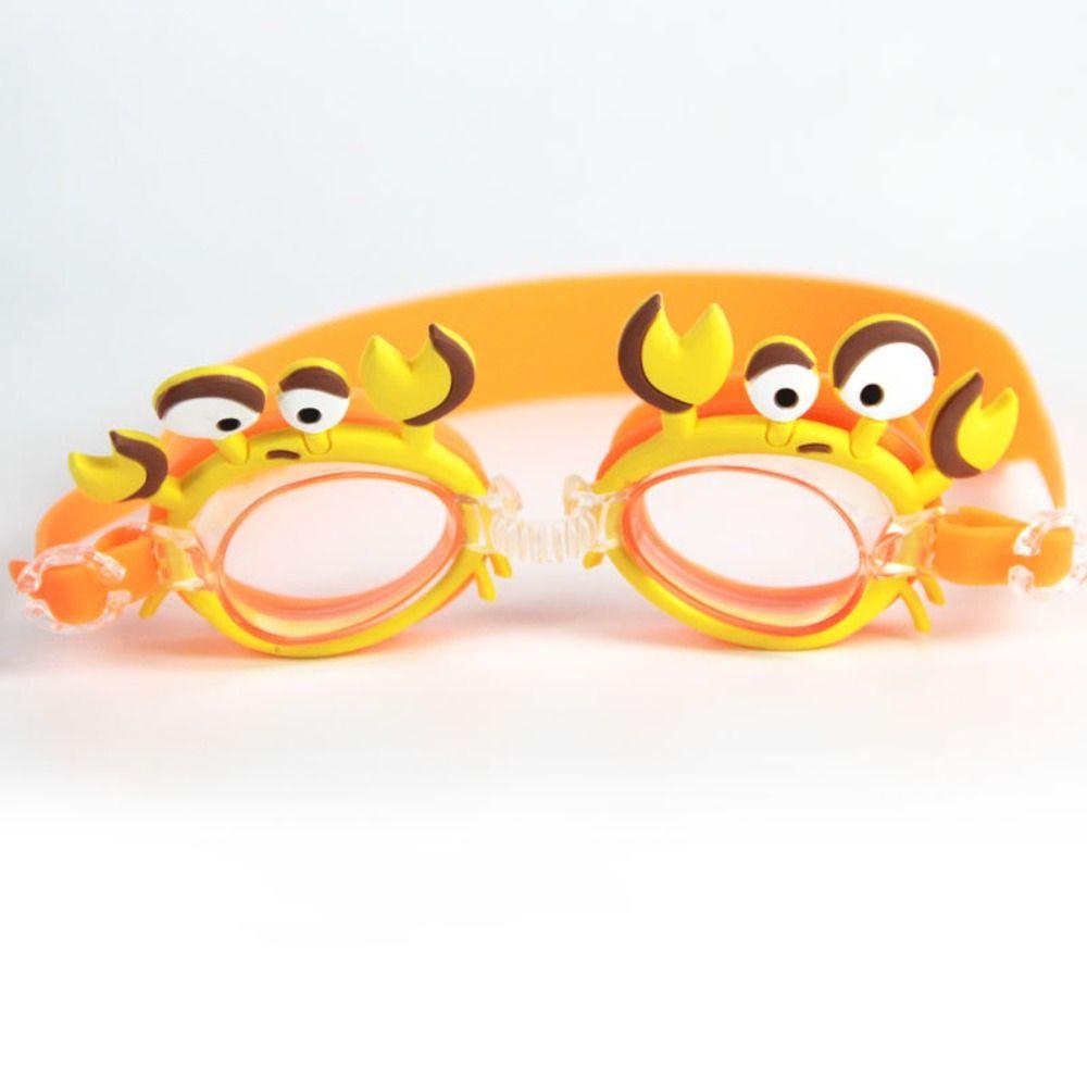 Anti-Fog Swimming Eyewear With Earplugs Eyeglasses Outdoor Kids Swimming Goggles  Children