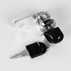 Universal Cam Lock with Keys for Mailbox File Cabinet Drawer Toolbox Lock Cylinder Furniture Privacy Lock
