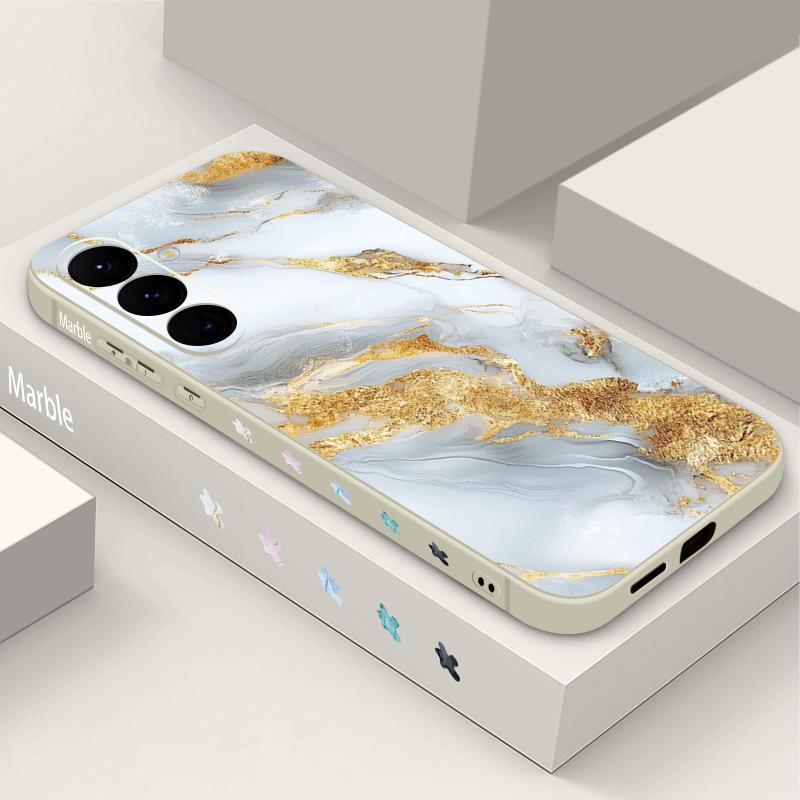 Акварельный мраморный чехол для Samsung Galaxy S26 S25 Ultra S24 S23 S22 Plus S21 FE A15 A16 A17 A35 A36 A54 A55 A56 5G Мягкая крышка