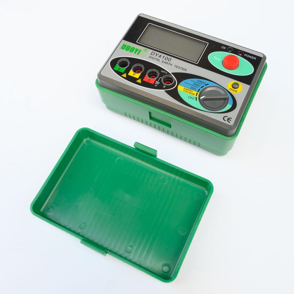 DUOYI DY4100 Тестер сопротивления заземления Цифровые мегомметры Молниезащита Сопротивление заземления