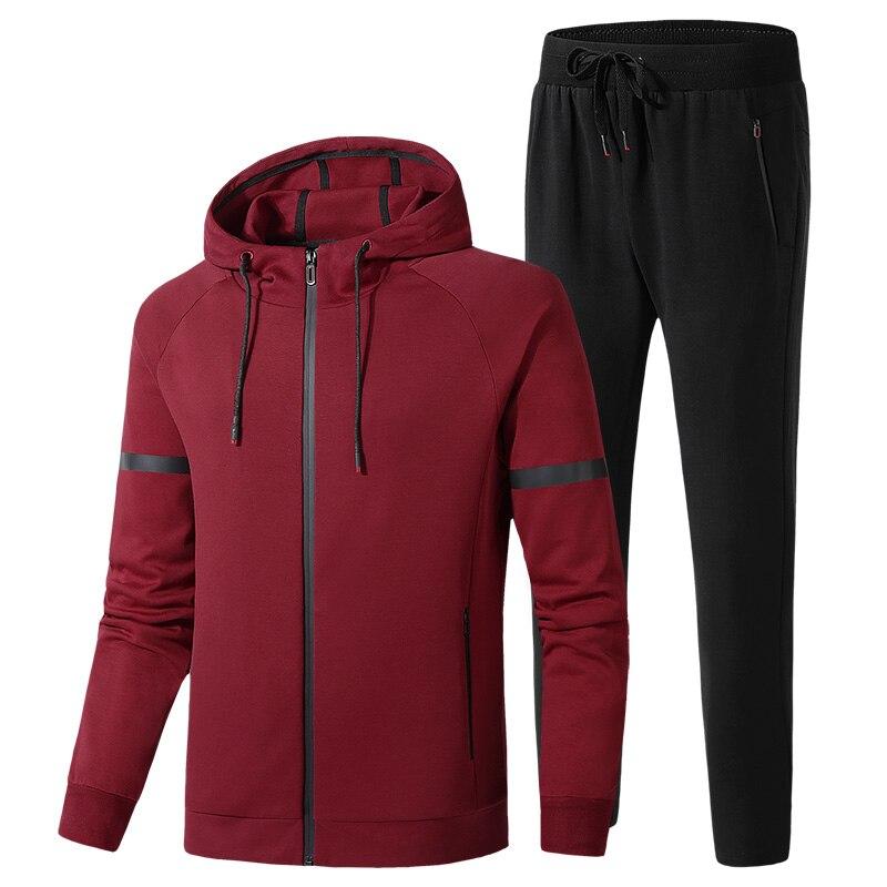 Мужские спортивные спортивные костюмы, комплекты мужской модной спортивной одежды, комплект весенне-осенней одежды, костюмы, куртка + брюки, качество, большие размеры L-8xl