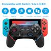 Беспроводной контроллер с поддержкой Bluetooth для Switch 2, Switch 1 и Oled Console Геймпад Android PC Джойстик Controle с 6-осевым