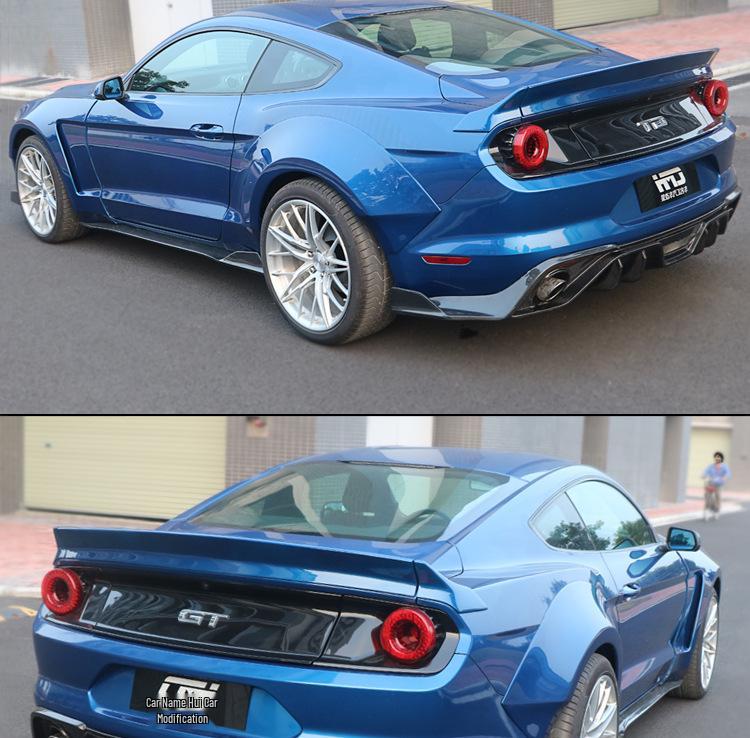 18-23 Ford Mustang Wide Body Kit: Mudguards, Wheel Arches, Fenders